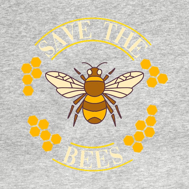 Save the Bees by FontfulDesigns